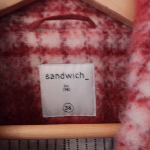 Sandwich wool coat size 38 NWOT - Picture 8 of 11